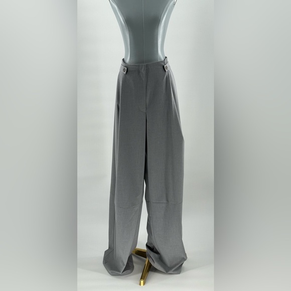 🆕 RAT & BOA 🧿 NWT Simona Pleated Trouser, Adjustable Drawstring, Grey - Sz XL - Picture 3 of 17